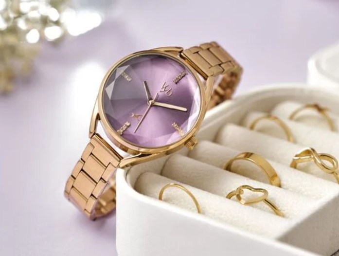 Vyb Aurora Quartz Analog Metal Strap Watch