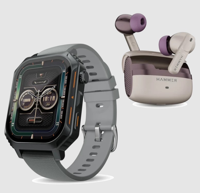 Conquer Bluetooth Smartwatch & Earbuds