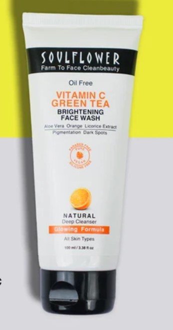 Vitamin C Green Tea Brightening Face Wash