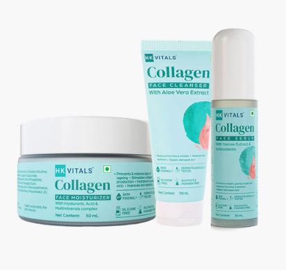 Collagen Face Cleanser & Moisturizer & Face Serum