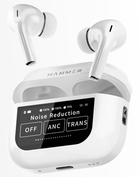 Hammer Screen TWS Bluetooth Earbuds