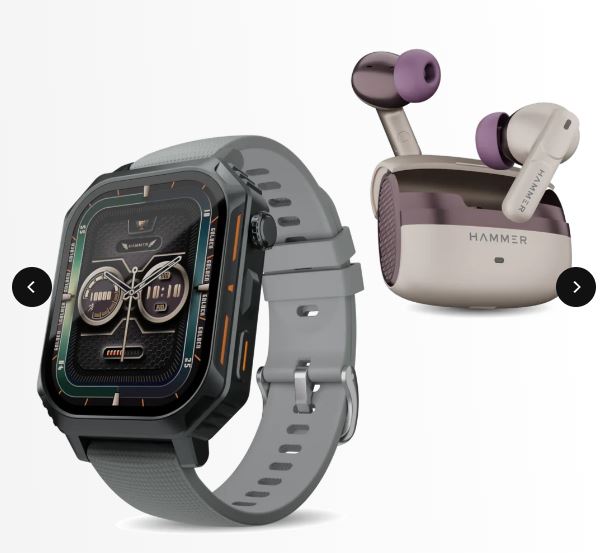 Conquer Bluetooth Smartwatch & Earbuds (Combo)