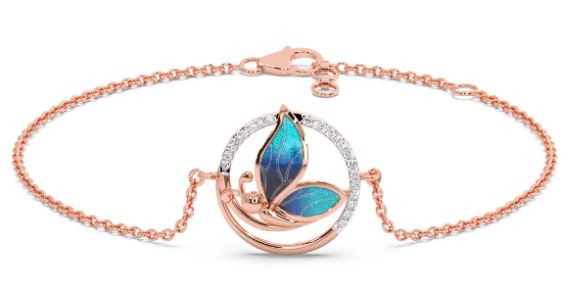 Sapho Butterfly Diamond Bracelet