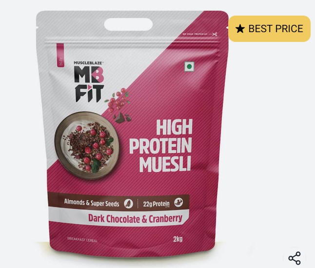 MuscleBlaze High Protein Muesli