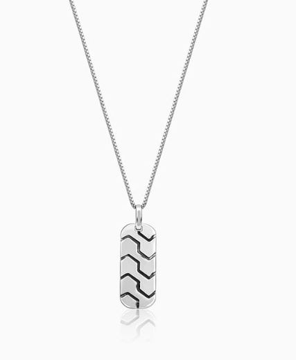 Oxidised Silver Humble Pendant