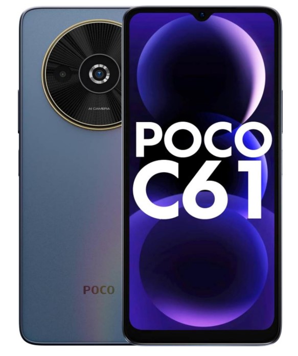 POCO C61 Ethereal Blue