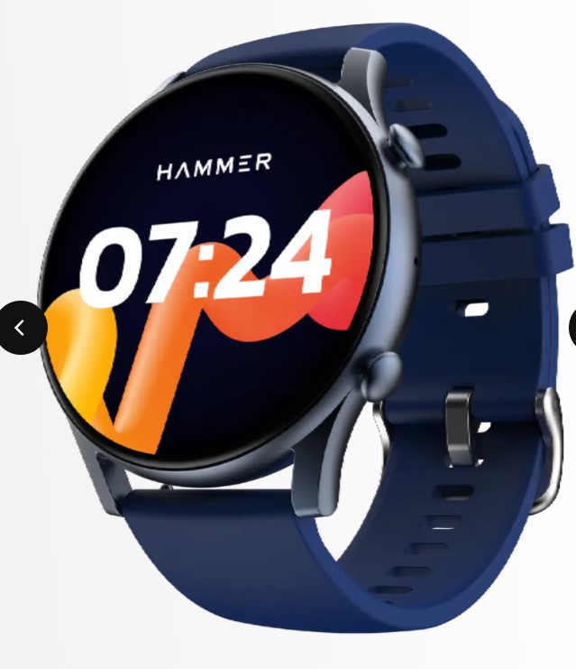 Hammer Glide 1.43" Amoled Round Dial Smart Watch