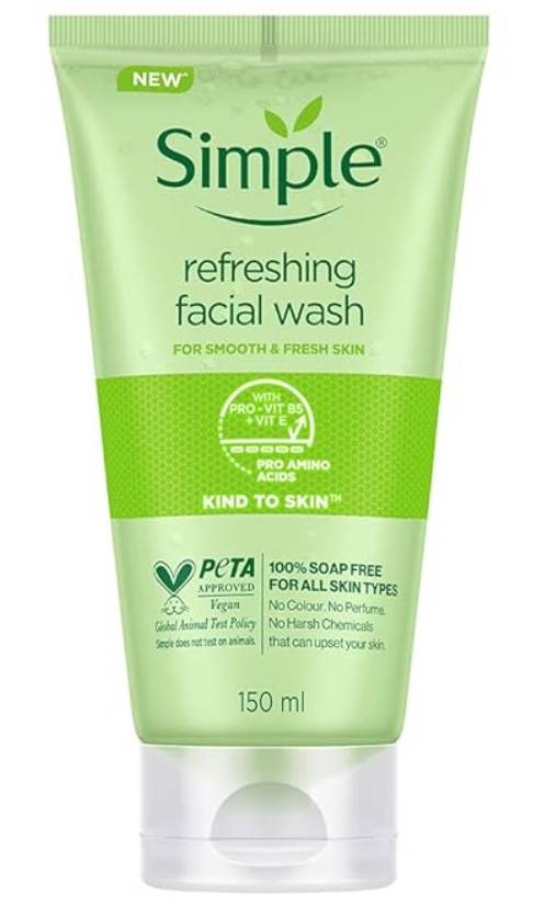 Simple Kind To Skin Refreshing Face Wash