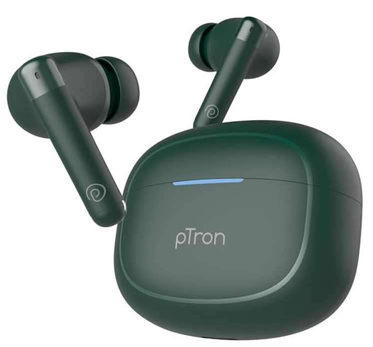 pTron Bassbuds Duo Pro TWS in Ear Earbuds