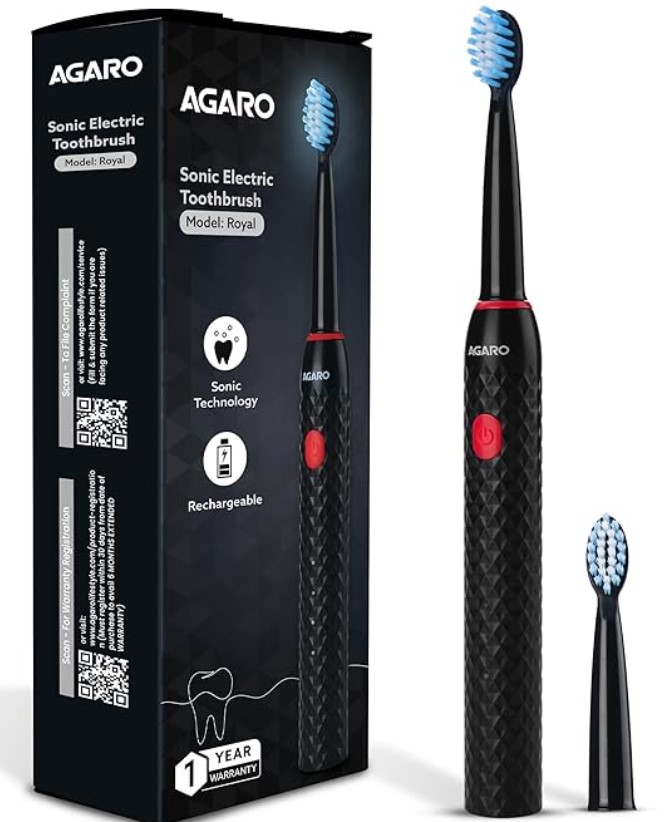 AGARO Royal Sonic Electric Toothbrush