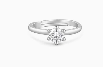 Silver Snowfall Ring