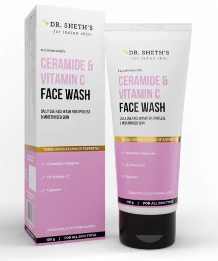 Dr. Sheth's Ceramide & Vitamin C Brightening Face Wash