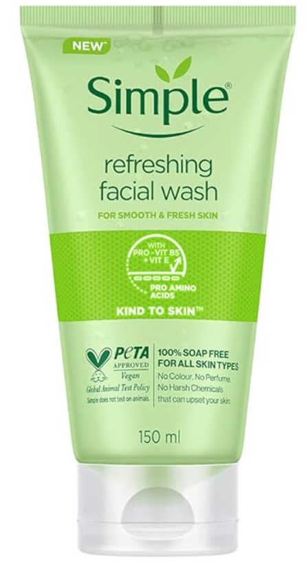 Simple Kind To Skin Refreshing Face Wash