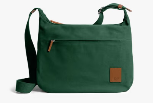 Forest Green March Crossbody Bag Large