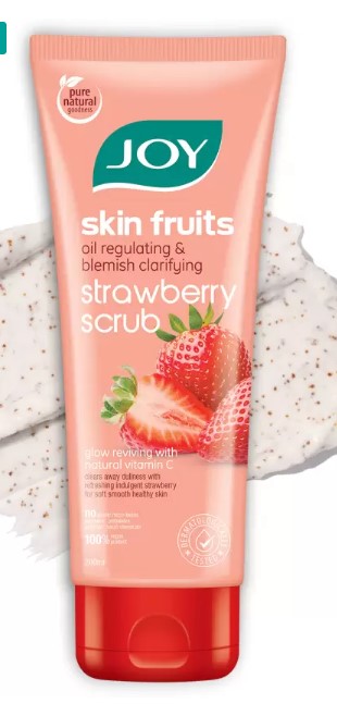 Joy Skin Fruits Oil Regulating Strawberry Scrub