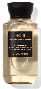 Noir Travel Size Body Wash