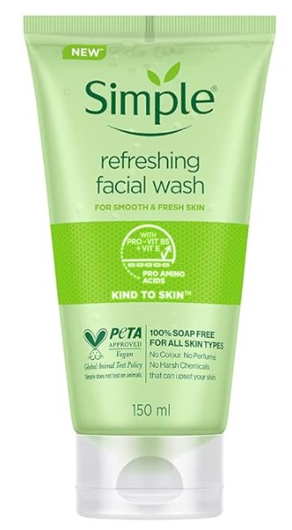 Simple Kind To Skin Refreshing Face Wash