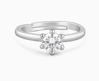 Silver Snowfall Ring