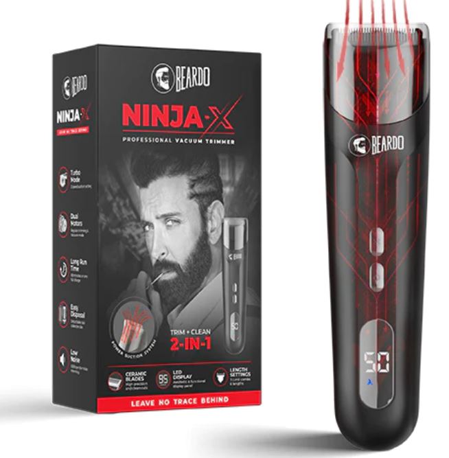 Beardo Ninja-X Pro Vacuum Trimmer