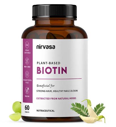 Nirvasa Plant Based Biotin Tablets