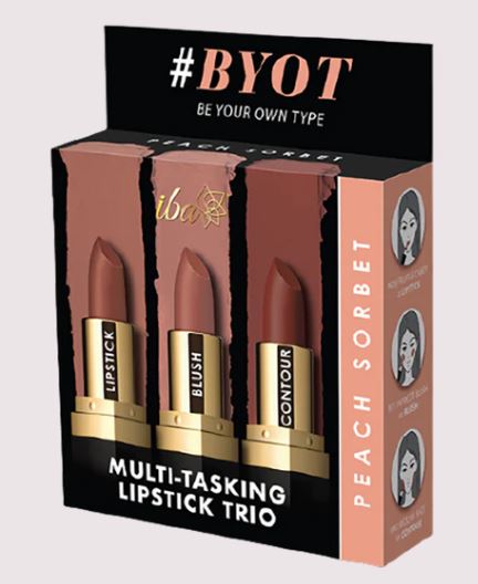 Iba Multi-Tasking Lipstick Trio