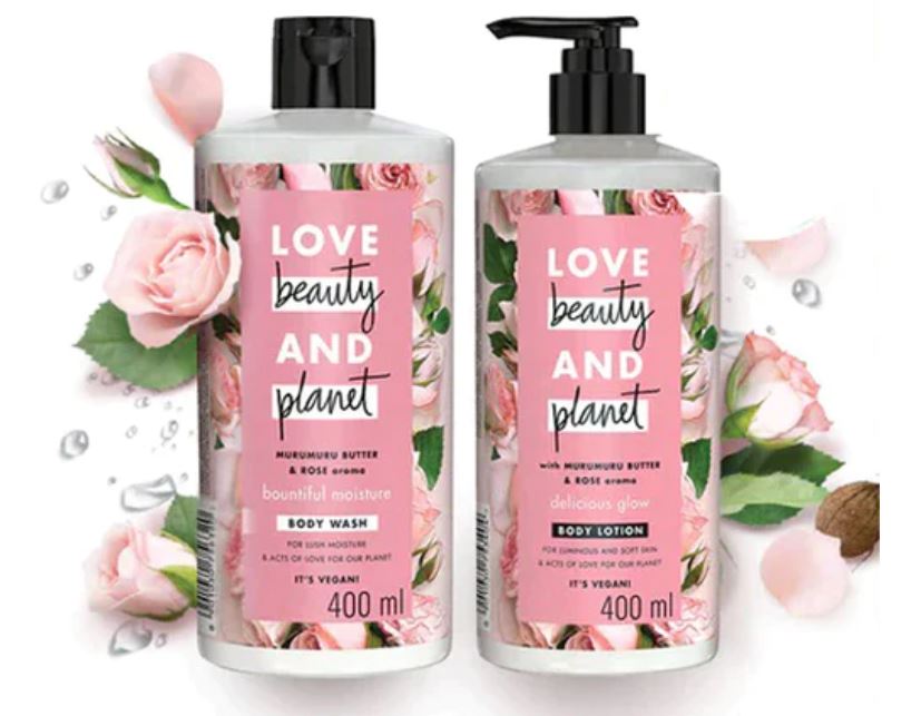 Murumuru Butter and Rose Body Wash & Lotion Combo