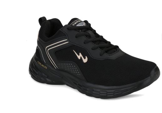 Campus Men's KOSMO PRO Black Running Shoes Campus