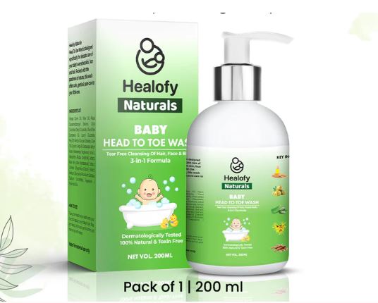 Head to toe baby wash