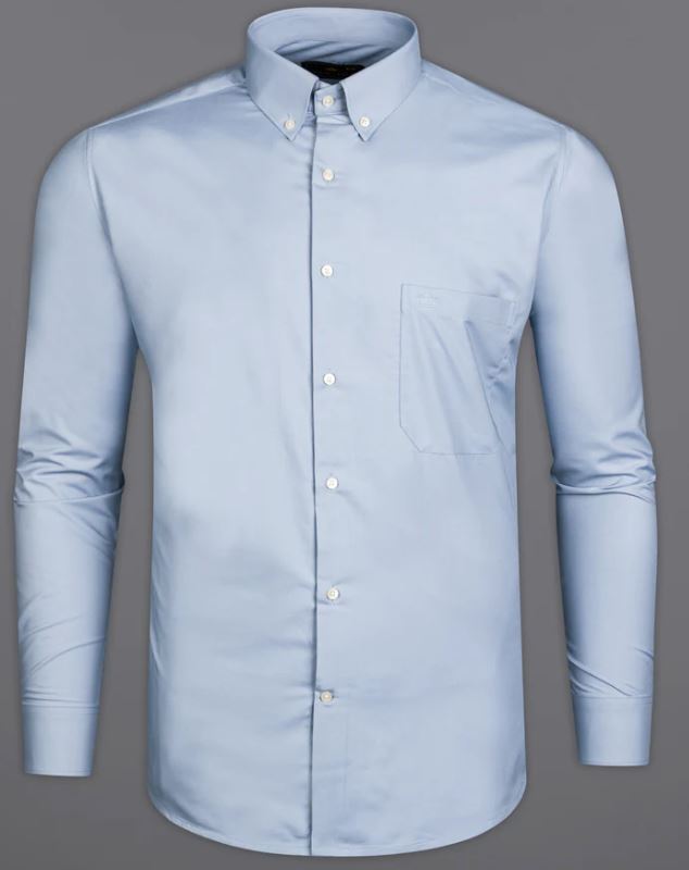 Pigeon Gray Twill Premium Cotton Shirt