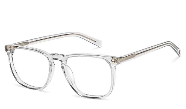 Transparent Full Rim Wayfarer Eyeglasses