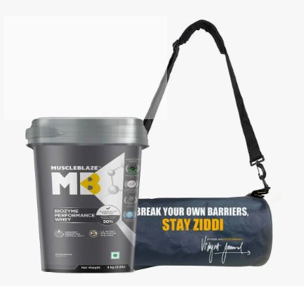 MuscleBlaze Biozyme Performance & Gym Bag Combo