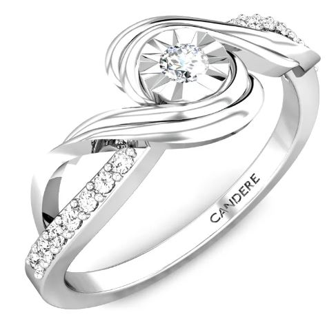 Classic Circle Miracle Plate Diamond Ring