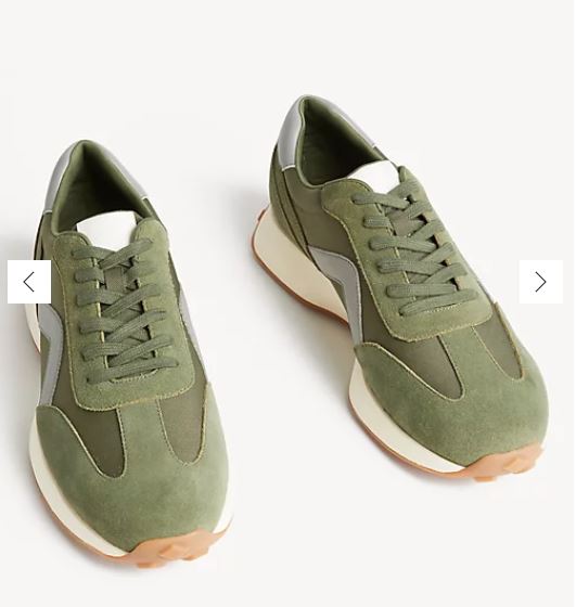Lace-Up Trainers with Freshfeet™
