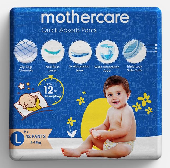 Mothercare Quick Absorb Diaper Pants Large