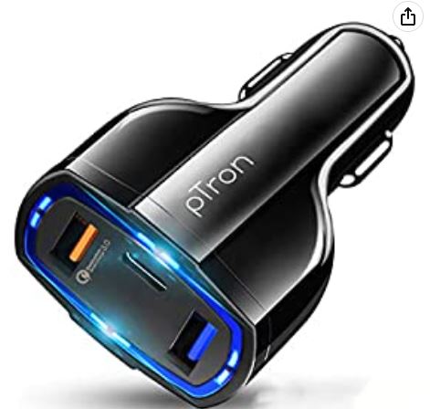 pTron Bullet Pro 36W PD Quick Charger