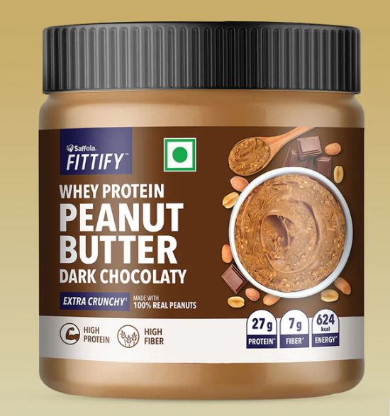 Saffola Fittify Whey Protein - Dark Chocolaty - Peanut Butter