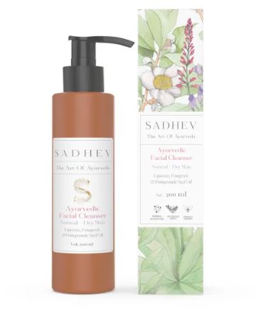Sadhev Ayurvedic Facial Cleanser Normal-Dry Skin