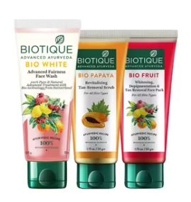 Biotique Bio Brightening & Tan-Removal Combo