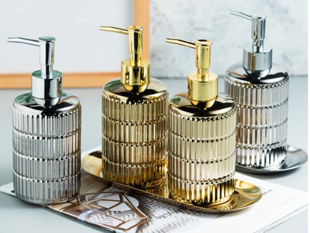 Metallic Dispenser Bottle