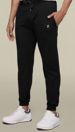 Ace Modal-Cotton Joggers Pitch Black