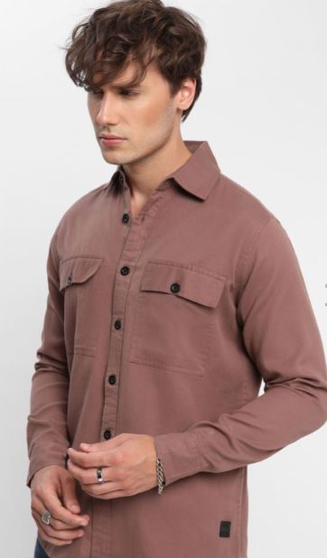 Mauve Urban Shirt for Men