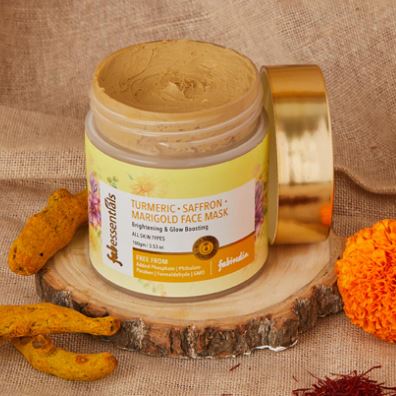 Fabessentials Turmeric Saffron Marigold Face Mask
