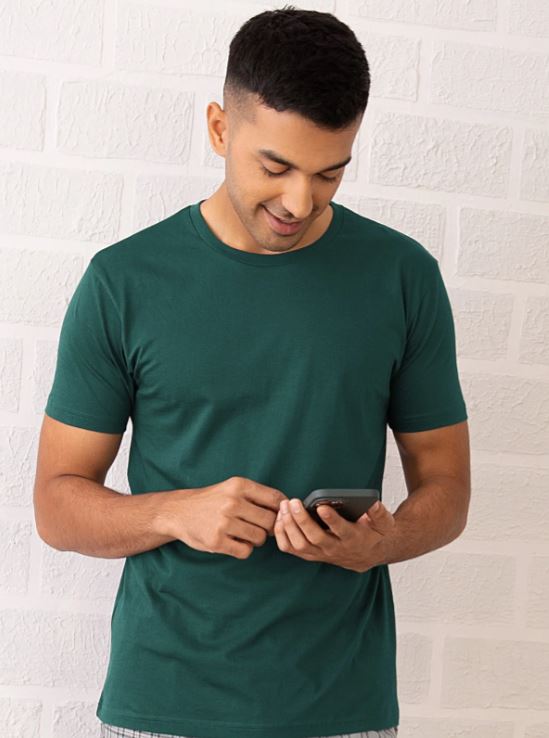 Iconique Supima Cotton T-shirt Forest Green