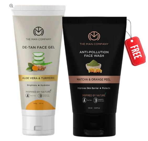 De-Tan Face Gel I Aloe Vera & Turmeric
