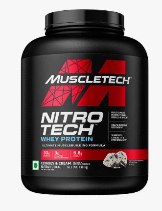 MuscleTech NitroTech Whey Protein, 1.82 kg