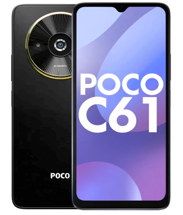 POCO C61 Diamond Dust Black