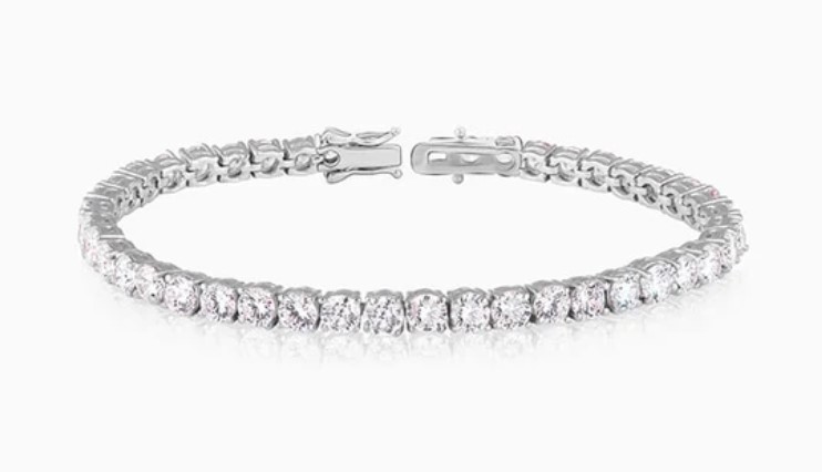 Silver Sparkly Elegant Bracelet
