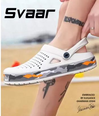 Men Off White Clogs Sandal