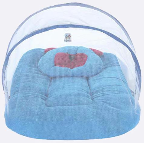 Cushy Baby Mattress with Mosquito Net
