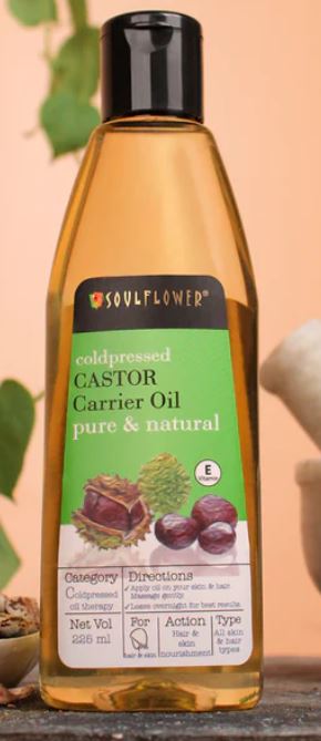 Cold Pressed Castor Oil for Thick Hair